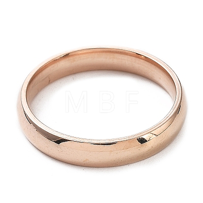 Ion Plating(IP) 304 Stainless Steel Flat Plain Band Rings STAS-I160-C-21mm-RG-1