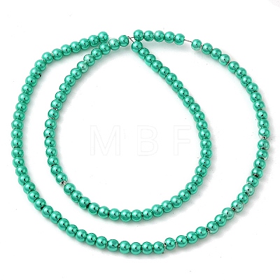 Electroplate Glass Beads Strands EGLA-C007-10C-1