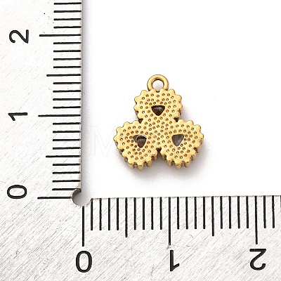 304 Stainless Steel Pendants STAS-D361-03G-02-1