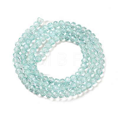 Transparent Baking Paint Glass Beads Strands DGLA-A034-T4mm-D01-1