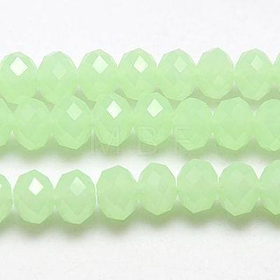 Imitation Jade Glass Bead Strands GLAA-F001-3x2mm-24-1