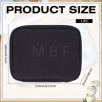 1Pc Potatble Nylon Jewelry Organizer Zipper Bags AJEW-MA0001-64A-1