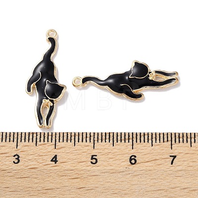 Alloy Enamel Pendants X-ENAM-O001-08H-G-1