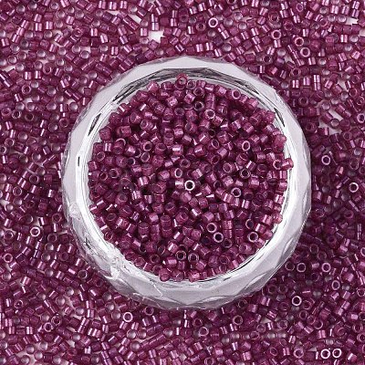 11/0 Grade A Baking Paint Glass Seed Beads SEED-S030-1147-1