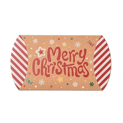 Christmas Theme Cardboard Candy Pillow Boxes CON-G017-02L-1