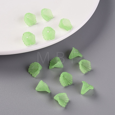 Frosted Acrylic Bead Caps MACR-S371-10A-733-1