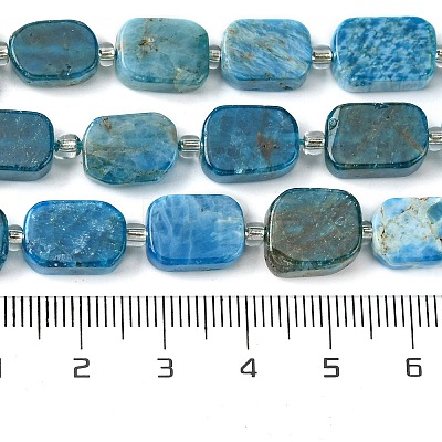 Natural Apatite Beads Strands G-C098-A09-01-1