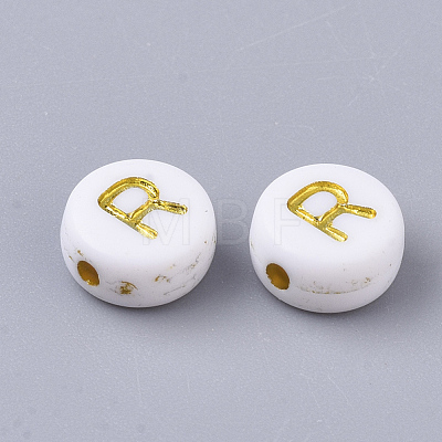 Plating Acrylic Beads X-PACR-R242-01R-1