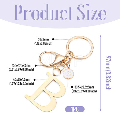 Stainless Steel Keychains KEYC-TAC0035-004B-G-1