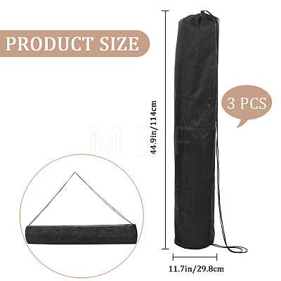 Polyester Bracket Storage Drawstring Bags ABAG-CP0001-22B-1