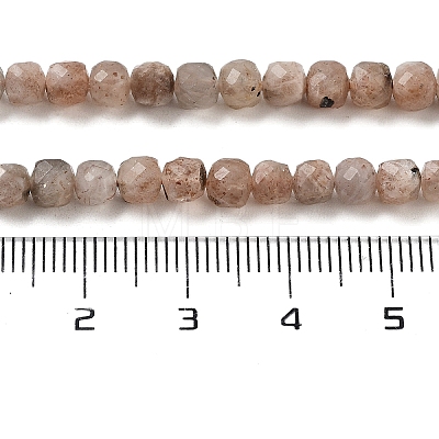 Natural Sunstone Beads Strands G-B093-B02-01-1