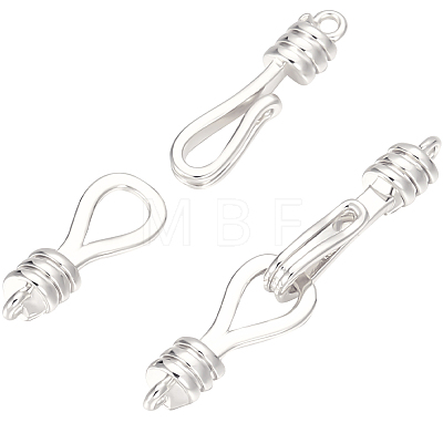 10 Bags Brass Hook and S-Hook Clasps KK-BBC0022-71-1