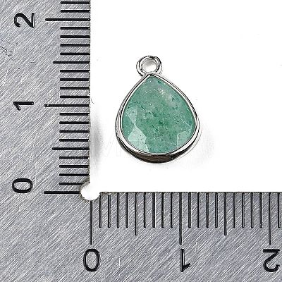 Natural Dyed Strawberry Quartz Faceted Pendants G-U019-05P-05-1