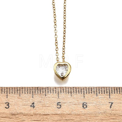 304 Stainless Steel Pendant Necklaces X-NJEW-O108-14G-1