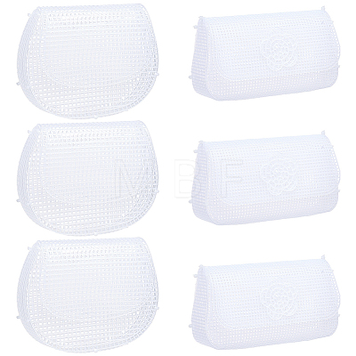 6Pcs 2 Styles PE Canvas Sheets DIY-CY0004-01-1