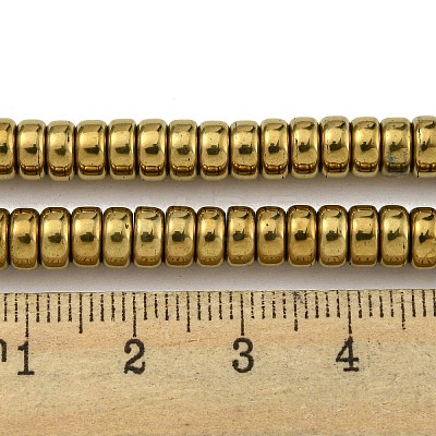 Electroplated Synthetic Non-magnetic Hematite Beads Strands G-K361-A04-03-1