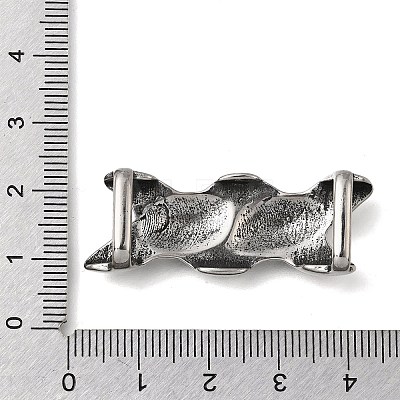 304 Stainless Steel Slide Charms STAS-F356-02AS-1