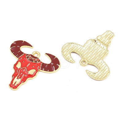 West Cowboy Theme Alloy Enamel Pendants ENAM-L056-01B-03-1