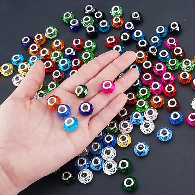   Handmade Glass European Beads GLAA-PH007-05-1