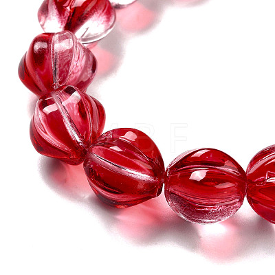 Transparent Glass Beads Strands GLAA-F114-02B-12-1