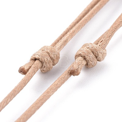 Adjustable Korean Waxed Polyester Cord Necklace Making AJEW-JB00510-02-1