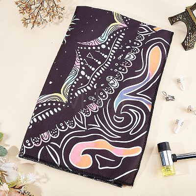 Polyester Glow in The Dark Wall Tapestry AJEW-WH0042-47A-1
