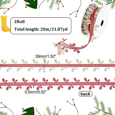 Polyester Ribbons OCOR-WH0074-58A-1