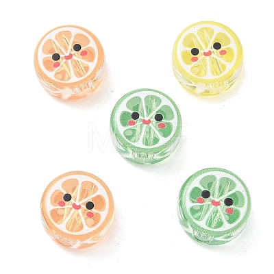 Printed Transparent Acrylic Beads MACR-BM0002-01A-1
