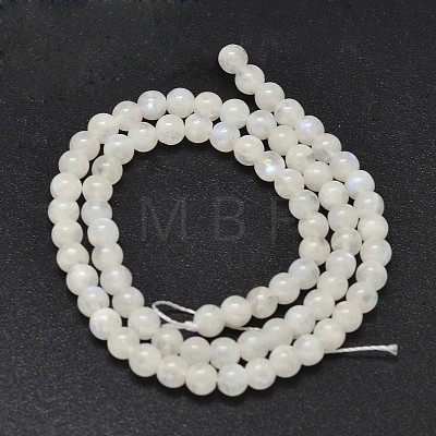 Natural Rainbow Moonstone Beads Strands X-G-P335-12-6mm-1