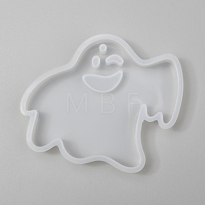 Halloween DIY Ghost Pendant Silicone Molds DIY-P006-50-1