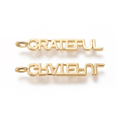 Brass Pendants KK-L188-21G-1