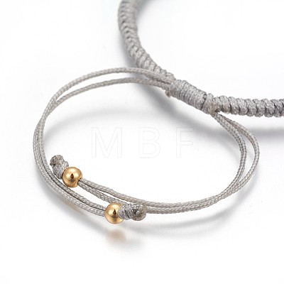 Nylon Cord Braided Bead Bracelets Making BJEW-F360-F03-1