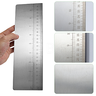 Rectangle Stainless Steel Cream Scraper TOOL-WH0165-72B-1