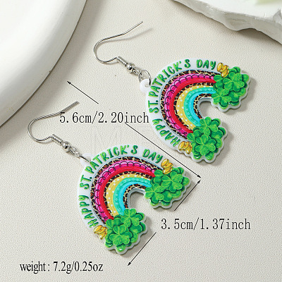 Acrylic Dangle Earrings FS-WG4D8B0-04-1