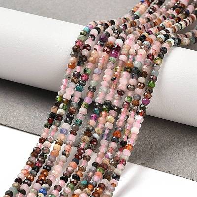 Natural Mixed Gemstone Beads Strands G-K373-B02-02-1