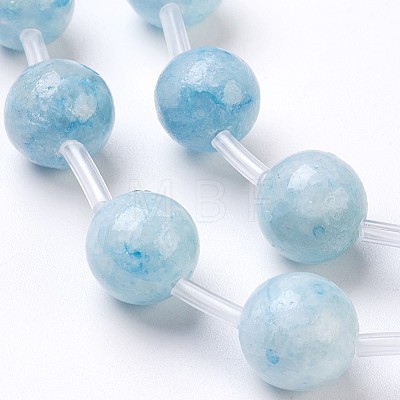 Natural Celestite/Celestine Beads Strands G-I203-A-10mm-1