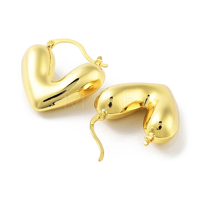 Real 18K Gold Plated Brass Hoop Earrings KK-R150-01C-1