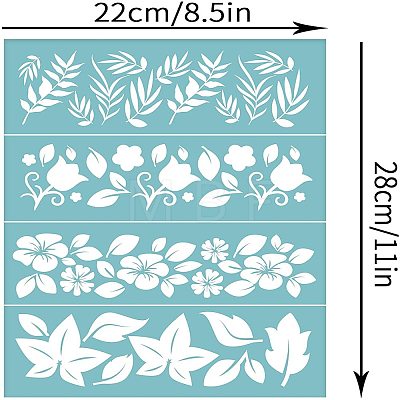 Self-Adhesive Silk Screen Printing Stencil DIY-WH0173-031-1