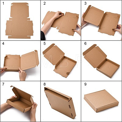 Kraft Paper Folding Box CON-F007-A10-1