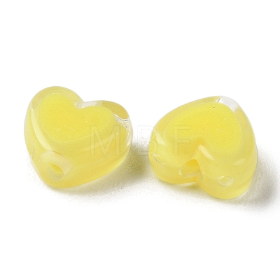 Heart Acrylic Beads TACR-C001-01-1