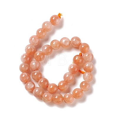 Natural Sunstone Beads Strands X-G-A205-28A-1