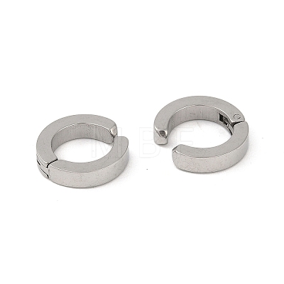 Non-Tarnish Stainless Steel Non Piercing Clip-on Earrings EJEW-M001-12B-P-1