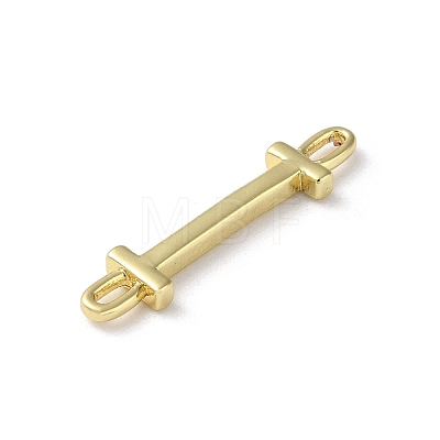Rack Plating Brass Connector Charms KK-P245-07G-I-1