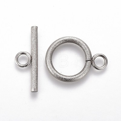 304 Stainless Steel Toggle Clasps STAS-P248-03P-1