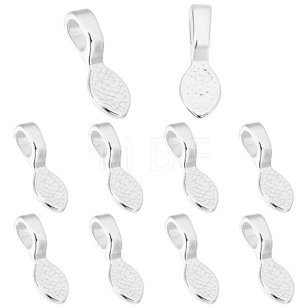 10Pcs Alloy Pinch Bails FIND-BBC0005-1
