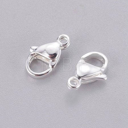 304 Stainless Steel Lobster Claw Clasps STAS-E464-21F-S-1