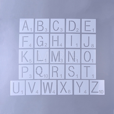 Plastic Drawing Stencil DIY-WH0156-78A-1