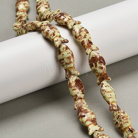 Synthetic Turquoise Beads Strands TURQ-F019-01E-1