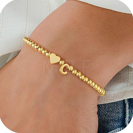 Alloy Beads Stretch Bracelets for Women FS-WG09F24-23-1