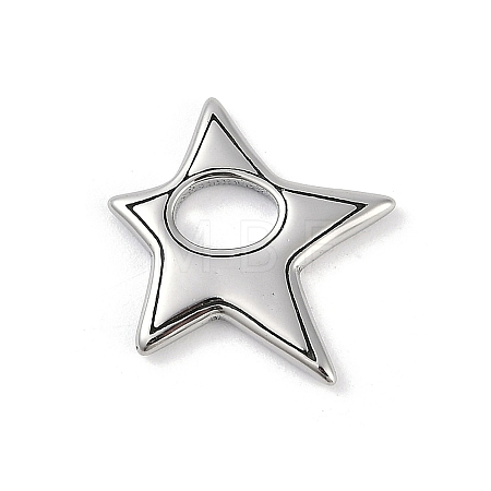 316 Surgical Stainless Steel Pendants STAS-G349-17P-1
